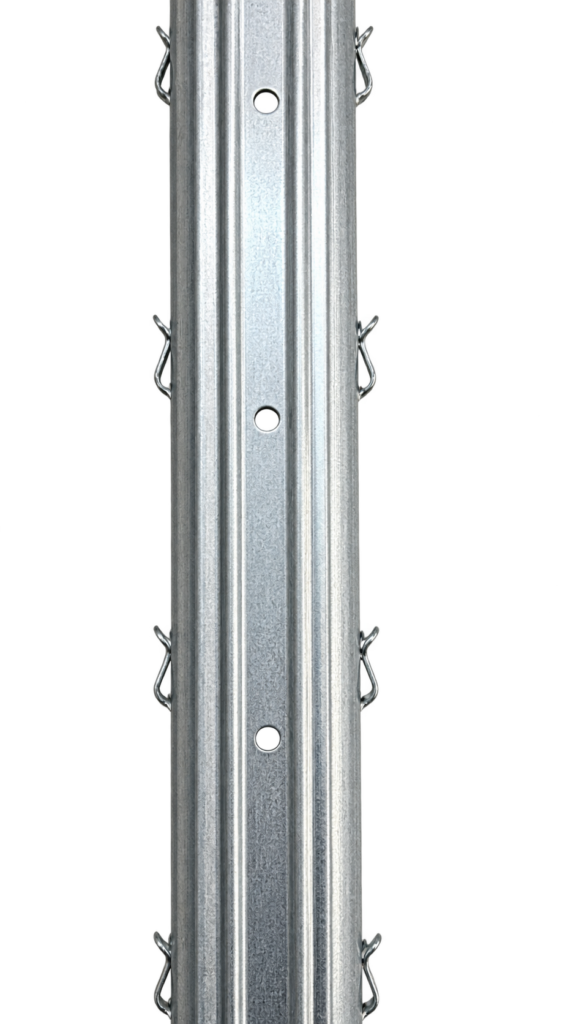 Galvanizli Delikli Metal Direk ve Klipsler